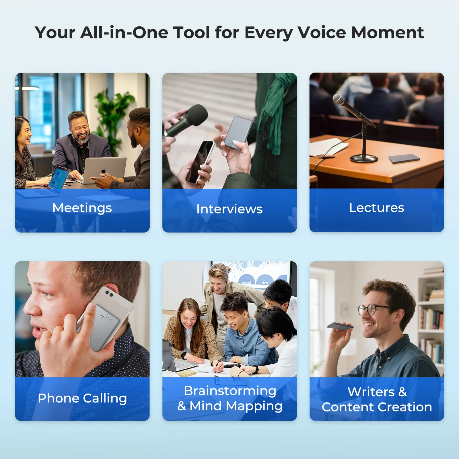 4G AI Voice Recorder with App Control, GPT-4.1 Transcription, 88 Languages - Image 3